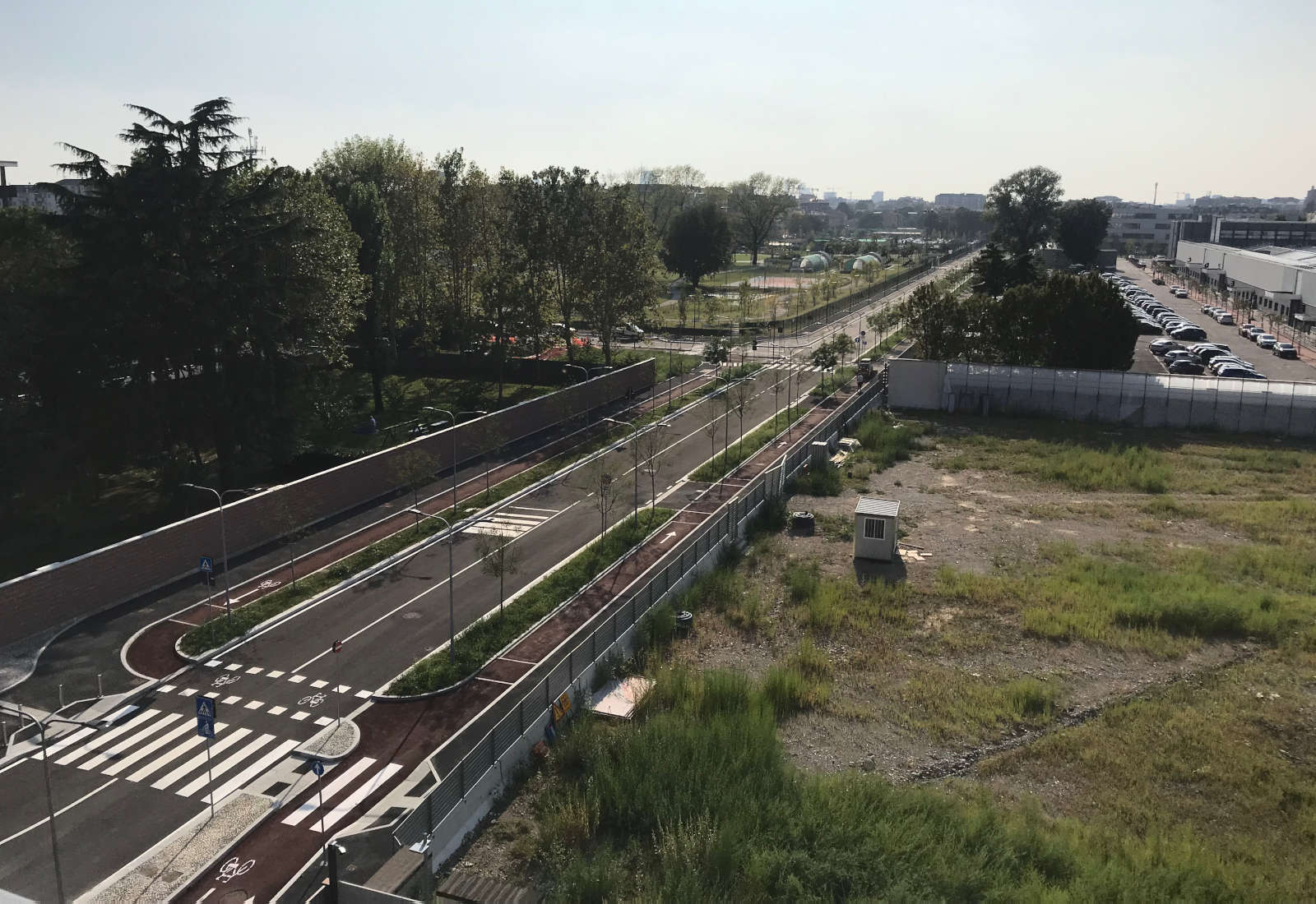 Riqualificazione di Via De Notaris a Milano - Vista