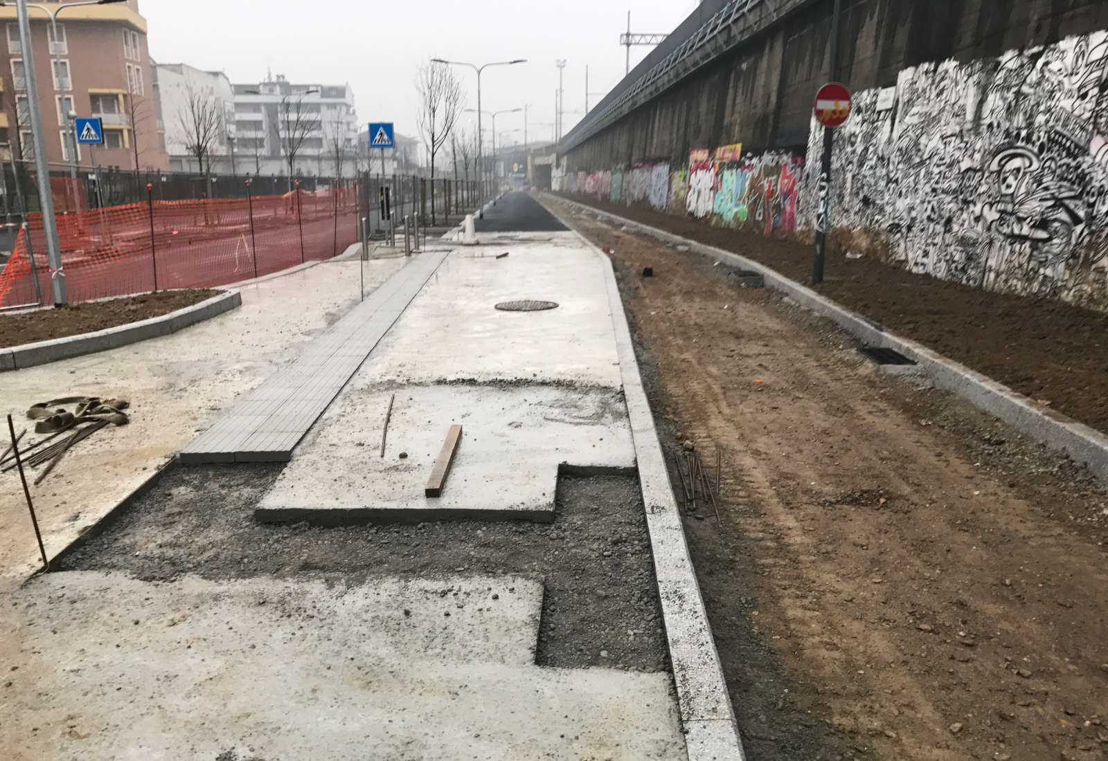 Riqualificazione di Via Rodano-Predil a Milano - Il cantiere