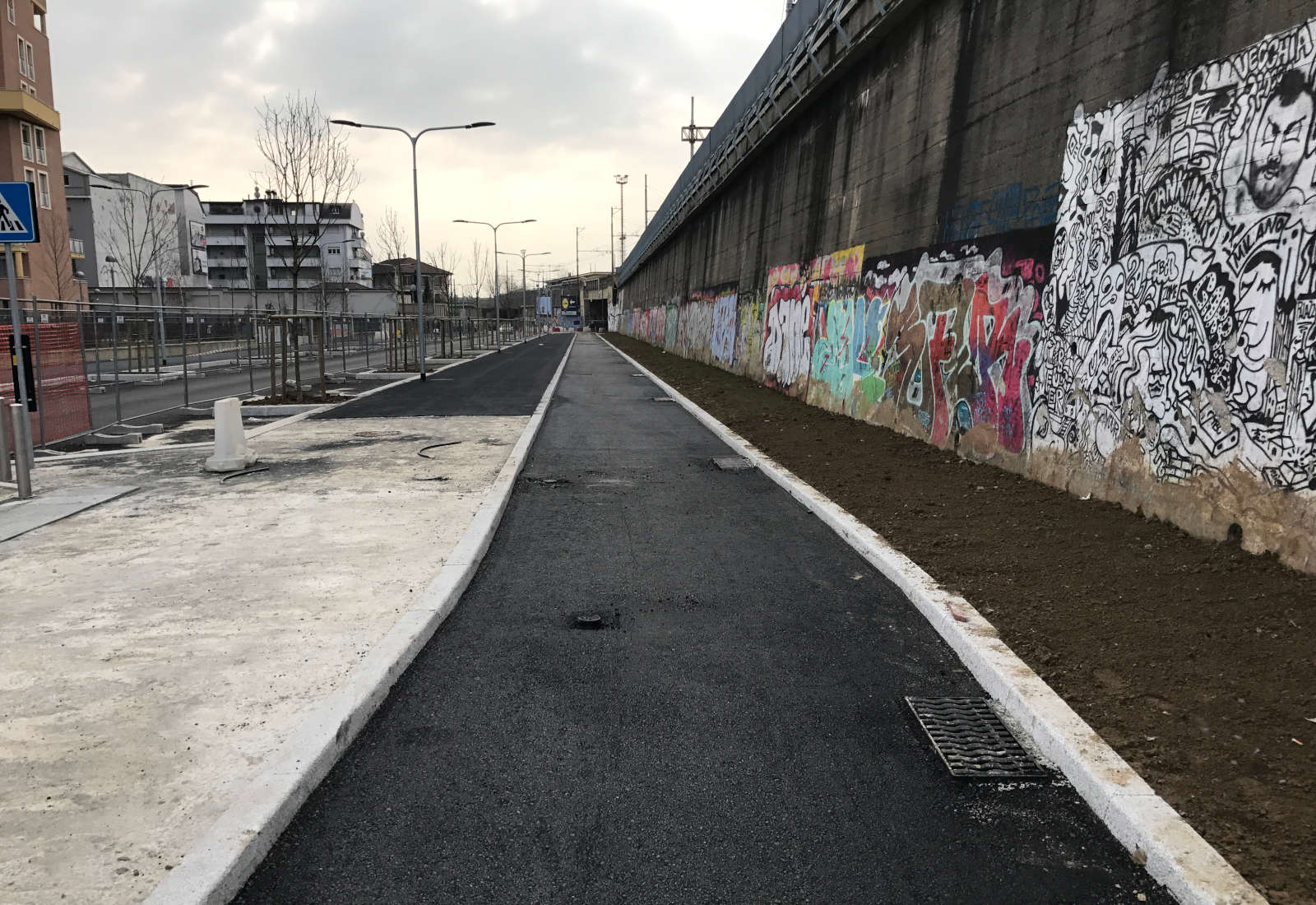 Riqualificazione di Via Rodano-Predil a Milano - Il cantiere