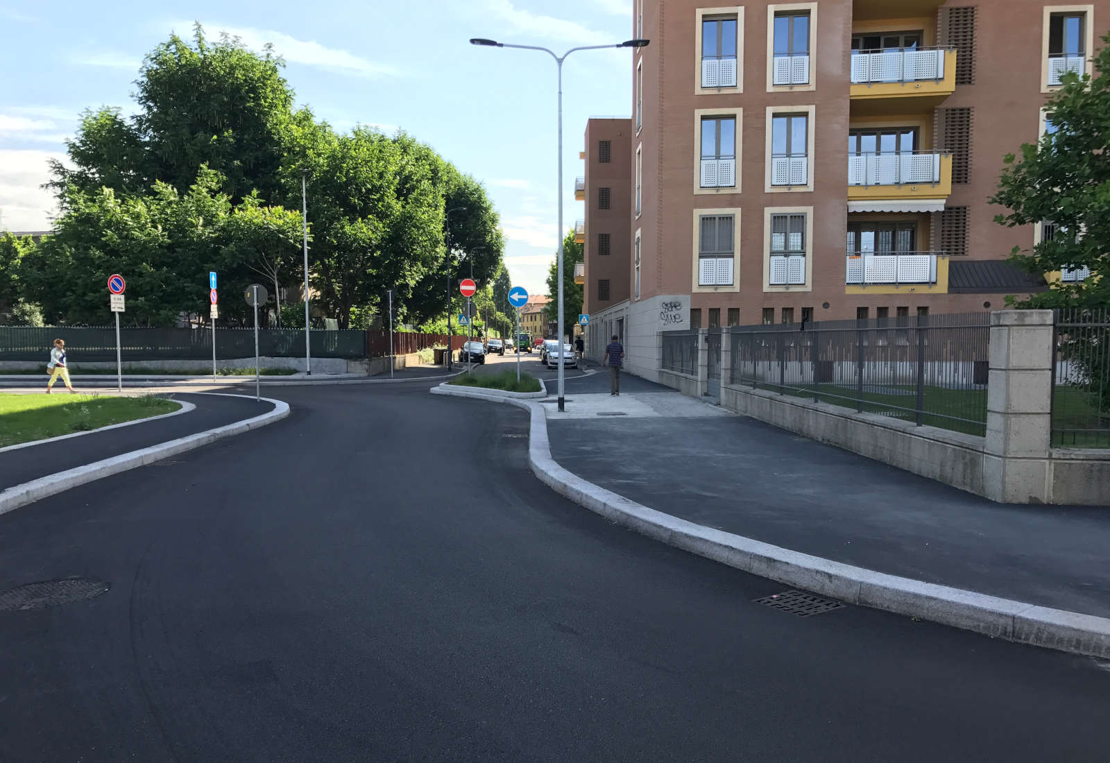 Riqualificazione di Via Rodano-Predil a Milano - Il cantiere