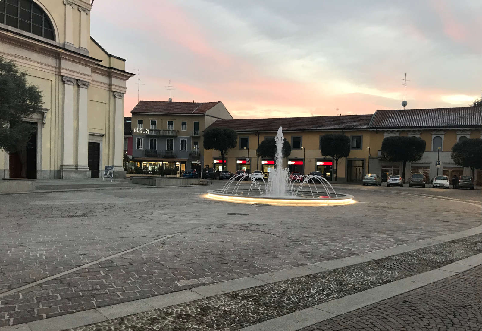 Opere di urbanizzazione Piano del Centro a Brugherio - Il cantiere di Piazza Roma