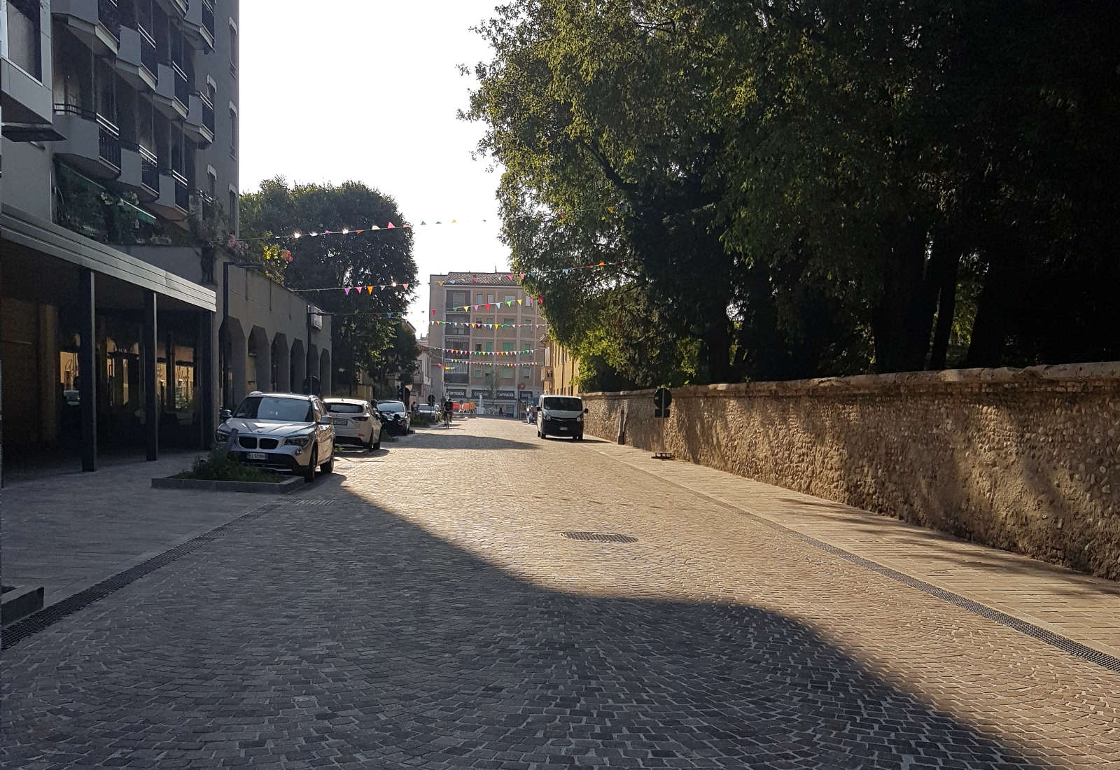 Opere di urbanizzazione Piano del Centro a Brugherio - Il cantiere delle vie De Gasperi-Filzi