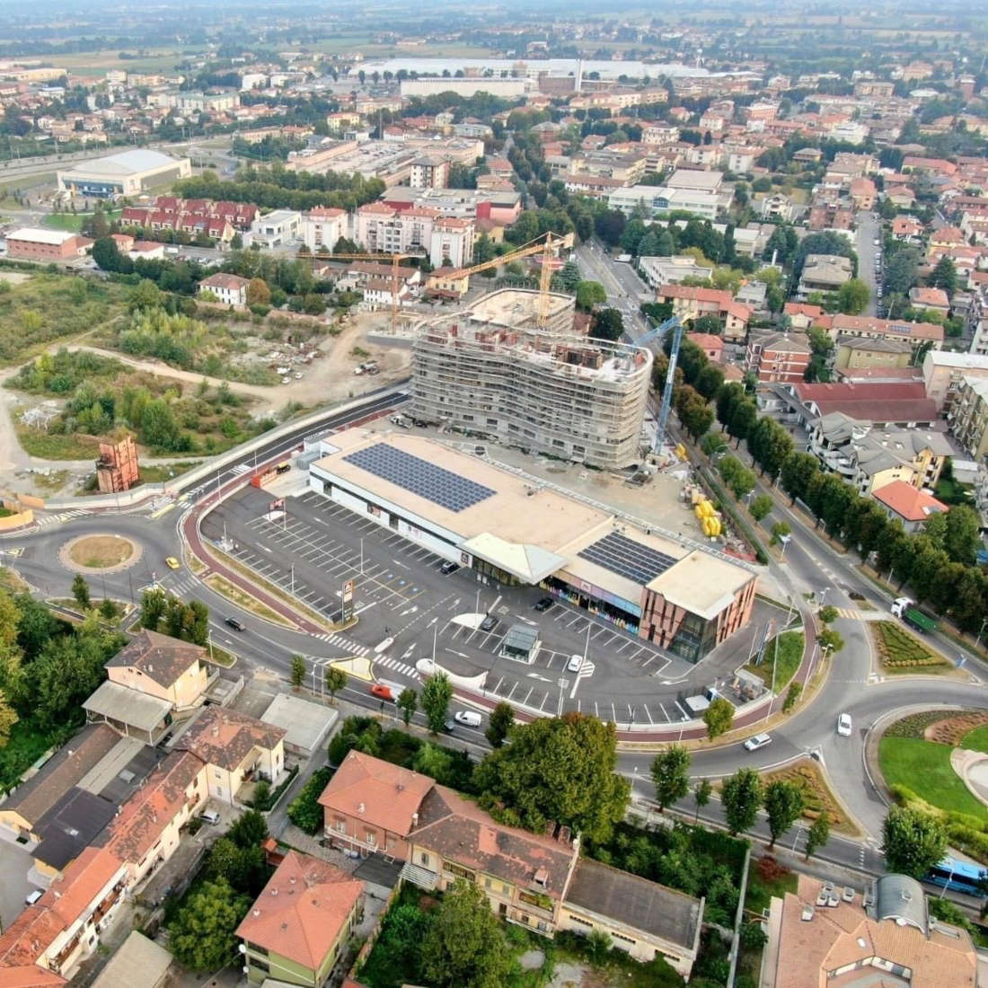 Urbanizzazione lotti F6 e F7 P.I.I. Baslini a Treviglio - Vista