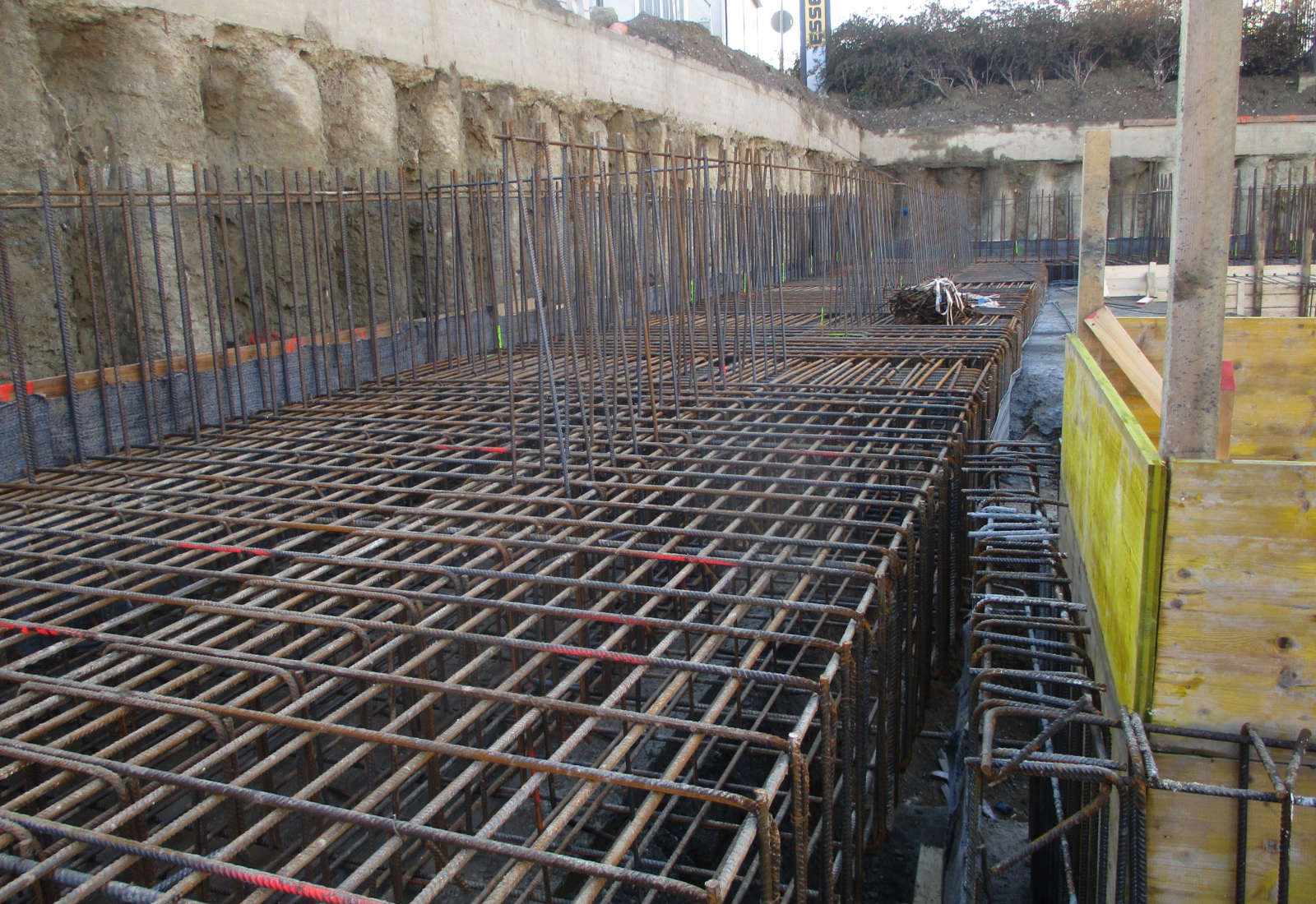 Temporary social house in the Famagosta area in Milan - The construction site